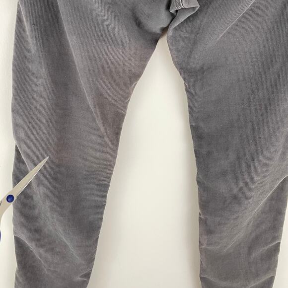 J. Crew Corduroy Pants Men's W30 x  L32 (Actual 32x30.5) Gray Preppy Academia - Picture 8 of 8